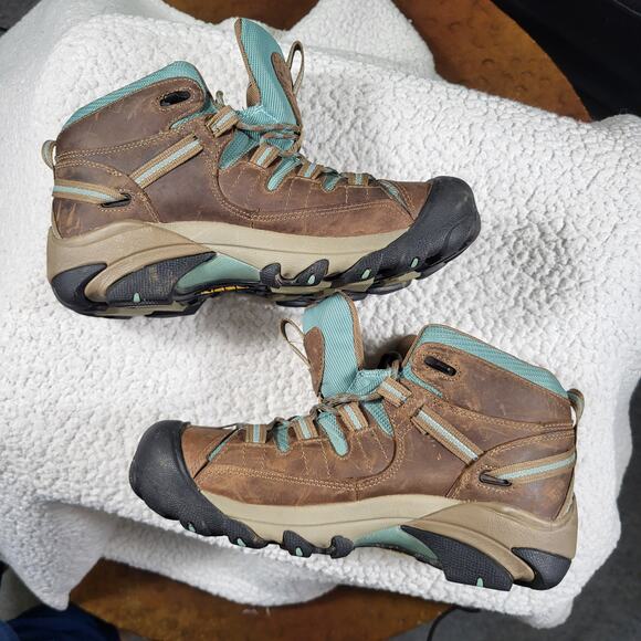 Keen Leather Hiking Boots  Keen Dry   womens size 10 - Picture 3 of 6